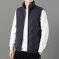 Ideal Gift - Men's Warm Winter Vest with Faux Lambswool