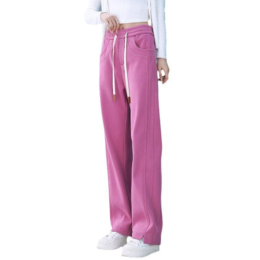 Gift Choice - Women's Comfortable High Waist Straight Leg Pants