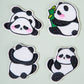 Cartoon Panda Embroidered Patch