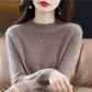 Ideal Gift * Women’s Graceful Half-turtleneck Pullover Knitted Sweater
