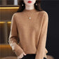 Ideal Gift * Women’s Graceful Half-turtleneck Pullover Knitted Sweater