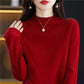 Ideal Gift * Women’s Graceful Half-turtleneck Pullover Knitted Sweater