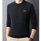 [warm gift] Men’s Thermal Crew-neck Jacquard Sweatshirt