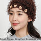 Small Flower Fashionable Grey Hair Coverage Cap