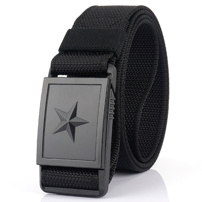 Tactical Nylon Belt with Automatic Buckle