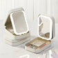 [Best Gift For Her] Integrated Makeup Storage Box With Light-Filling Mirror