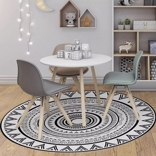 Gift Choice - Geometric Round Absorbent Non-Slip Floor Mat