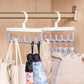 Multi-Functional Multi-Clip Storage Hanger