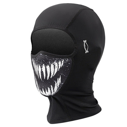 3D Fangs Breathable Motorcycle Head Protection Mask