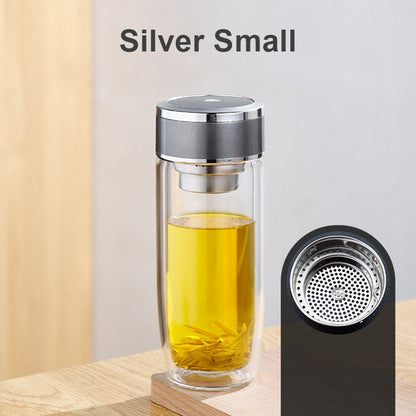 Double-layered High Borosilicate Glass Transparent Cup