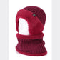 Winter Knitted Thermal Beanie Cap & Scarf