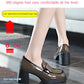 Square Toe Slip-On Loafers Leather Shoes