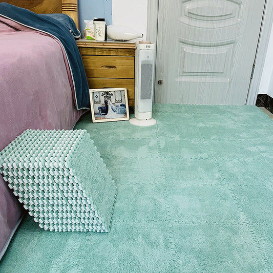 [Gift] Plush patchwork foam floor mat
