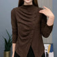 Half High Neck Slim Warm Bottom Shirt