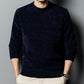 Nice Gift! Men’s Casual Round Neck Plush-lined Sweater