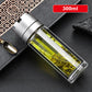 Double-wall Glass Insulated Tea Bottle