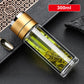 Double-wall Glass Insulated Tea Bottle
