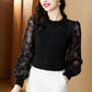 Women’s Lantern Sleeve Lace Blouse