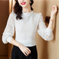 Women’s Lantern Sleeve Lace Blouse