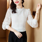Women’s Lantern Sleeve Lace Blouse