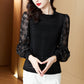 Women’s Lantern Sleeve Lace Blouse