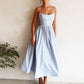 Women's Sleeveless Spaghetti Strap Long Dresses