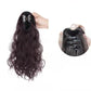 Realistic Curly Wig High Ponytail With Grip Clip