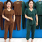 Women's Cooling Plaid Top & Pants 2-Piece Set