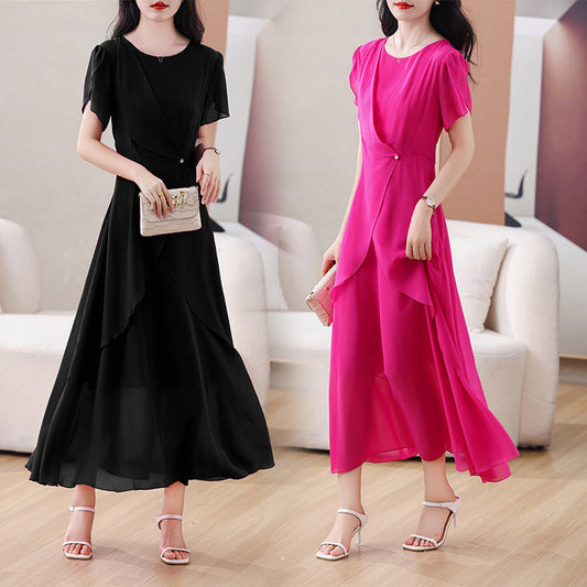 Women’s Elegant Chiffon Flowy Dress