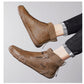 Men’s Supple High-top Casual Leather Shoes