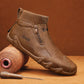 Men’s Supple High-top Casual Leather Shoes