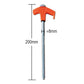 5PCS 8" Screw-in Tent Stakes Ground Anchors